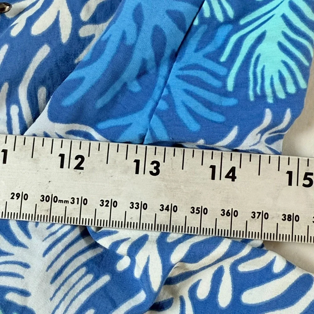 Tommy Bahama Relax Swim Trunks Mens XXL Blue Coral Tropical AOP Beach Resortwear
